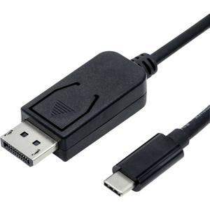 VALUE 11.99.5845 video kabel adapter 1 m USB Type-C DisplayPort Zwart