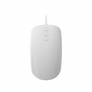 CHERRY Active KEY MMS AK-PMH3 Corded Muis Kabelgebonden Infrarood Wit 3 Toetsen 1000 dpi Siliconemembraan volledig verzegeld (IP68), Ergonomisch, Geluidsarme