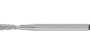 PFERD 21208583 Freesstift Hoek Lengte 37 mm Afmeting, Ø 3 mm Werklengte 7 mm Schachtdiameter 3 mm