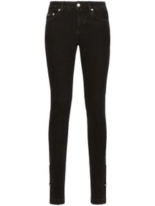 Dolce & Gabbana mid-rise skinny jeans - Noir