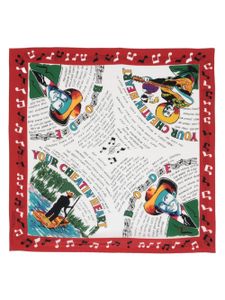 BODE Honky-Tonk silk scarf - Rouge