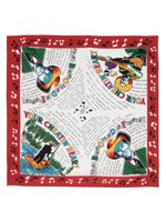 BODE Honky-Tonk silk scarf - Rouge