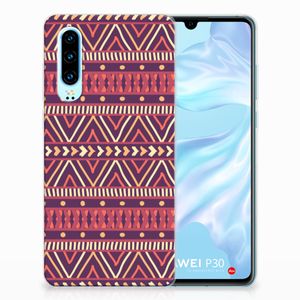 Huawei P30 TPU bumper Aztec Paars