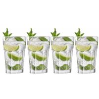 4x Cocktail/mojito glazen 410 ml   -