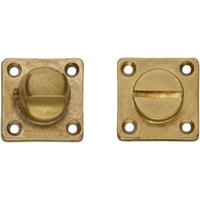 Intersteel Rozet toilet-/badkamersluiting vierkant schroefgat messing