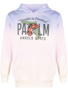 Palm Angels hoodie à logo imprimé - Violet