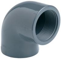 Aquaforte Knie 90º ½ inch Binnendraad - Hoogwaardig DRUK PVC - Weerbestendig & Hoge Drukbestendig