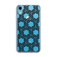 Geometrisch patroon: iPhone XR Transparant Hoesje