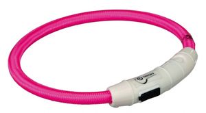 TRIXIE 12708 hond & kat halsband Roze Nylon, Thermoplastic polyurethaan (TPU) L-XL