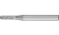 PFERD 21104946 Freesstift Wals Lengte 55 mm Afmeting, Ø 4 mm Werklengte 13 mm Schachtdiameter 6 mm