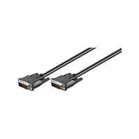 Wentronic DVI-D kabel Dual Link (DVI-D (24+1) stekker naar DVI-D (24+1) stekker) 2 m zwart