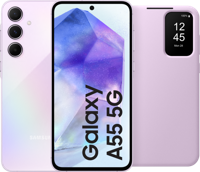 Samsung Galaxy A55 128GB Roze 5G + Smart View Book Case Roze - thumbnail