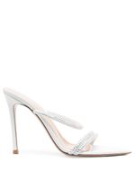 Gianvito Rossi Cannes 105mm suede sandals - Blanc - thumbnail