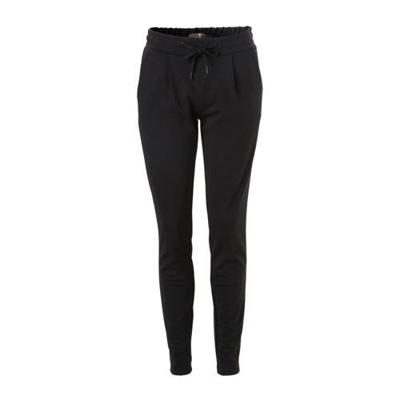 ICHI slim fit broek zwart