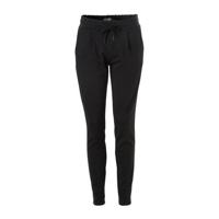 ICHI slim fit broek zwart