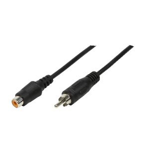 LogiLink CA1033 Cinch Audio Aansluitkabel 10.00 m Zwart (mat)