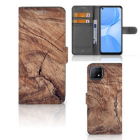 OPPO A73 5G Book Style Case Tree Trunk - thumbnail