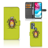 Motorola Moto G60s Leuk Hoesje Doggy Biscuit