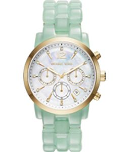 Horlogeband Michael Kors MK6311 Kunststof/Plastic Groen 22mm