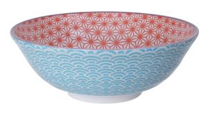 Tokyo Design Studio - Star Wave - Noodlekom - Rood/Blauw - 21 x 7.8cm 1000ml