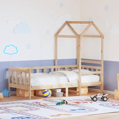 Slaapbank met huisje 80x200 cm massief grenenhout