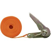 TOOLCRAFT TO-6802776 Spanband (eendelig) Trekkracht (lc) vastbinden (enkel/direct)=350 daN (l x b) 6 m x 25 mm Ratelinrichting