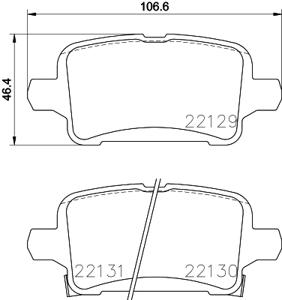 Remmenset, remschijf BREMBO, Remschijftype: Massief, Inbouwplaats: Achteras, u.a. für Opel, Vauxhall