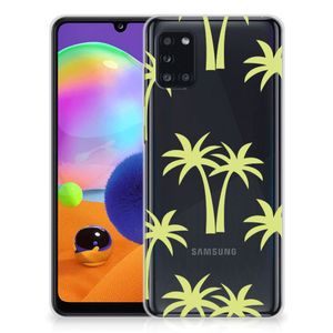 Samsung Galaxy A31 TPU Case Palmtrees