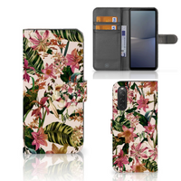 Sony Xperia 10 V Hoesje Flowers - thumbnail