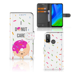 Huawei P Smart 2020 Book Cover Donut Roze