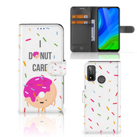 Huawei P Smart 2020 Book Cover Donut Roze