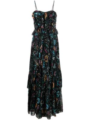 Ulla Johnson Colette maxi-jurk met bloemenprint - Zwart Ulla Johnson Colette maxi-jurk met bloemenprint - Zwart