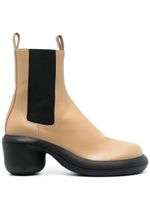 Jil Sander bottines chelsea à design bicolore - Tons neutres