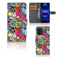 Xiaomi Redmi Note 12 5G | Poco X5 Wallet Case met Pasjes Punk Rock