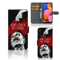 Samsung Galaxy A20s Portemonnee Hoesje Zombie Blood