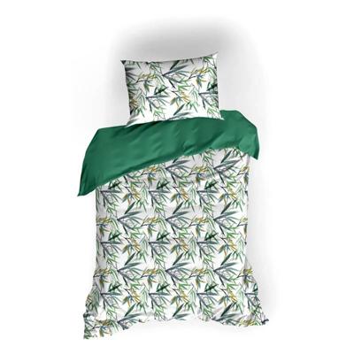 De Witte Lietaer Dekbedovertrek Katoen Salix - Eenpersoons - 140 x 200/220 cm - Groen De Witte Lietaer Dekbedovertrek Katoen Salix - Eenpersoons - 140 x 200/220 cm - Groen