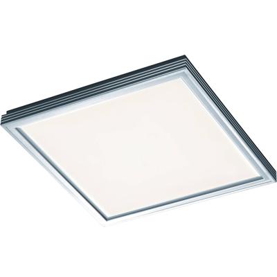 Led Plafondlamp - Trion Lokon - 24w - Warm Wit 3000k - Dimbaar - Vierkant - Mat Wit - Kunststof