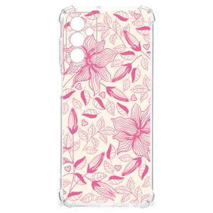 Samsung Galaxy M13 4G | M23 Case Pink Flowers