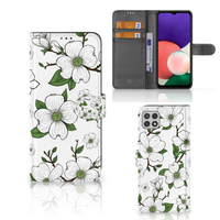 Samsung Galaxy A22 5G Hoesje Dogwood Flowers - thumbnail