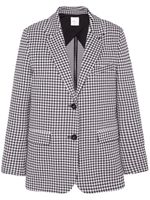 Rosetta Getty blazer à carreaux vichy - Noir