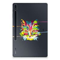 Samsung Galaxy Tab S7 Plus | S8 Plus Tablet Back Cover Cat Color