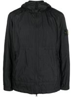 Stone Island veste zippée à capuche - Noir