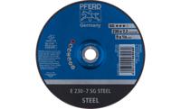 PFERD 62223626 E 230-7 SG STEEL Afbraamschijf gebogen Diameter 230 mm Boordiameter 22.23 mm Staal 10 stuk(s)