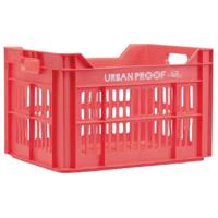 Urban Proof Fietskrat 30 Liter Polypropyleen Rood/roze