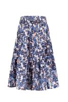 B.Nosy Meisjes midi rok AOP - Floral AOP - thumbnail