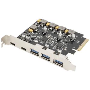 Digitus DS-30222 5 poorten PCI Express kaart PCIe