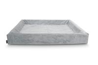 Bia bed rib hoes hondenmand grijs Bia-7 120x100x15 cm