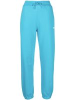 MSGM pantalon de jogging à logo imprimé - Bleu