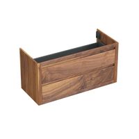 Onderkast Forzalaqua Gela 120x51x60 cm 2 Softclose Lades Noten Pure Walnut Forzalaqua