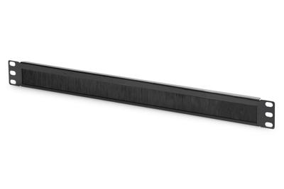 Digitus DN-97661 19 inch Afdekking met borstels voor patchkast 1 HE Zwart, Zwart (RAL 9005)